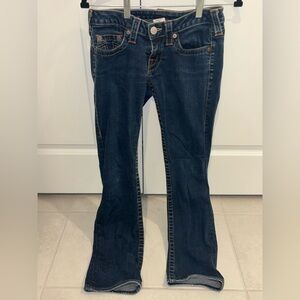 True Religion Dark Blue Boot Cut Jeans